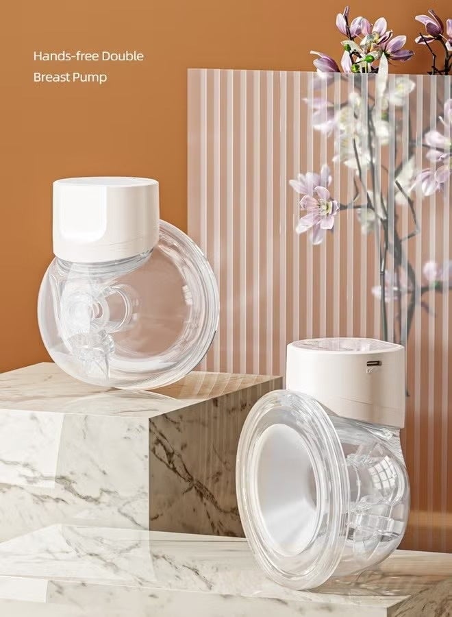 Cady One 2 Hands-Free Wearable Electric Breast Pump with LCD Display, 9 Levels and 3 Modes Rechargeable with Massage Mode - Image 4